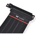 Thermaltake Pagarinājums AC-060-CO1OTN-C2, 0.2m, PCI-E X16 Male, PCI-E X16 Female, melna, 90 grādu adapteris