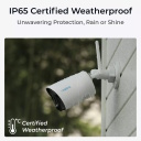 Välitingimustes kasutatav nutikas 2K juhtmevaba akutoitega WiFi jälgimiskaamera sireeni ja liikumistuvastusega ValgeArgus Series B320 BWB2K07 Reolink