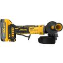 Dewalt Leņķa slīpma&scaron;īna DCG404S2T-QW 18V, 125 mm, 2 x 3,5 Ah, bez oglī&scaron;u motors, elektroniska bremze, elektroniska sajūga