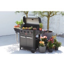 Barbecook Luca 412 gaasigrill &otilde;ues toidu valmistamiseks 4 p&otilde;letit 3.8kW Grill Booster k&uuml;lgp&otilde;leti malmrestid kapp BC-GAS-3100