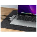 Hyper dokstacija DUO PRO 7-in-2 USB-C, HD575-GRY-GL, 1xEthernet, 1xHDMI
