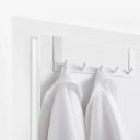 Крючок для подвешивания на дверь / 5 крючков / белый 01618401 RAYEN