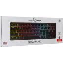 White Shark Klaviatūra NAGAMAKI-B-US-RED.SW, 0.320 kg, 29.2 cm, 10.3 cm, 2.5 cm, USB-C, mehāniskā, RGB apgaismojums, 62 taustiņi