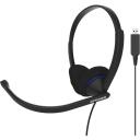 Koss K&otilde;rvaklapid CS200 USB 194390, 20-22000Hz, USB Type-A, k&otilde;rvapealne, mikrofon, must