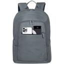Rivacase Seljakott Alpendorf 7561GREY, 16", 600g, RPET pol&uuml;ester, veekindel, sisemine tasku, k&uuml;lgtaskud