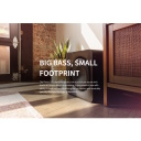 Aktiivne juhtmevaba subwoofer 10 tollise bassik&otilde;lariga 80 W RMS ja 160 W maksimaalse v&otilde;imsusega ning RCA LFE sisendiga Flexus SUB 100 Must 1072078 Klipsch