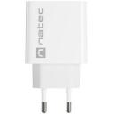 Natec Lādētājs RIBERA NUC-2057, 18W, 100-240V, 50/60Hz, 3A, 1xUSB-A, ātrā uzlāde, OCP, OVP, OTP, SCP