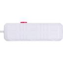 Maclean pagarinātājs MCE388 W, 2500W, 3m, 2x F, 3x USB A, balts, slēdzis, iek&scaron;telpām