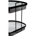 Baltic Aqua Угловая Полка Двухъярусная 9134160, 236mm, 236mm, 320mm, черный, металл
