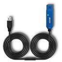 Lindy 43157 USB 3.0 aktyvus prailginimo kabelis 10m, USB Type A Male/Female, 5Gbps, juodas