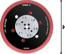 Slīpē&scaron;anas pamatne 125mm,Medium GET 55-125, Ekscentra slīpma&scaron;īnām EXPERT MULTIHOLE BALSTA DISKS, 2608900004, BOSCH