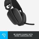 Logitech ausinės Zone Vibe 100 981-001213 belaidės, 30 m, 18 h pokalbio laikas, 185 g, Bluetooth 5.2, 2 mikrofonai, grafito spalva