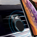Universāls magnētiskais telefona turētājs auto ventilācijai, alumīnija sakausējums, 5 magnēti, K02213, Keltin