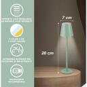 Beper Galda lampa P207ILI203, 3W, Zaļa, LED, 1 spuldze, regulējama gaismas temperatūra, aptum&scaron;o&scaron;ana