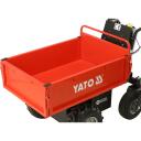 Yato elektrinis dumperis YT-86120, 1000 W, 48 V, 32 Ah, 500 kg, 5.3 km/h, 1.5 l alyvos bakas, IPX4, LCD ekranas