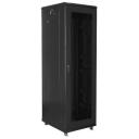 Lanberg Rack kapp 19" vabalt seisev 42U/600x800, FF01-6842-23B, 800kg, must, perforatsiooniga esik&uuml;lg, IP20