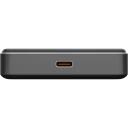 Goobay Bezvadu Power Bank akumulators 70183, 10000 mAh, USB-C, melns, bezvadu uzlāde, ātrā uzlāde