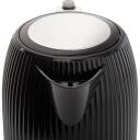 Gorenje Veekeetja K17DPB, 1.7 L, 2200 W, Plastmass, Roostevaba teras, 360&deg; p&ouml;&ouml;ratav alus, Must