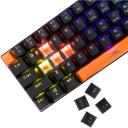 Baracuda Mehāniskā tastatūra DOLPHIN-B-RED BGK-03111, 61 taustiņi, USB, sarkanie slēdži, apgaismojums
