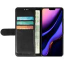 Krusell PhoneWallet Чехол для телефона 62169, черный цвет, экокожа, 3 слота для карт, карман для счетов, вырез под камеру
