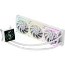 Gamemax protsessori vedelikjahutus HAILSTORM 360 LCD WH, 66.89 cfm, TDP kuni 330W, ARGB ventilaator, 800-2000 rpm