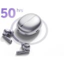 Qcy TWS austiņas HT18 Lite Titanium, Bluetooth 6.0, LDAC, ANC līdz -56 dB, IPX5, 50h akumulatora darbības laiks