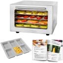Gastroback Сушилка для фруктов 46604, 400W, 20-90&deg;C, 5 нержавеющих стальных поддонов, 24ч таймер, сенсорная панель