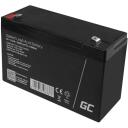 Green Cell AGM40 UPS aku, 6 V, 15 Ah, hooldusvaba, lekke v&auml;ltimine, usaldusv&auml;&auml;rsus, 1 tk