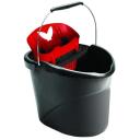 Vileda V&auml;&auml;namisn&otilde;u 157870, 10l, 29cm, 36cm, 33cm, must, punane, plastmass, ilma kaaneta