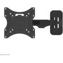 Neomounts крепление для ТВ WL40-540BL12 с полным движением 32-55" 35 кг, VESA 100x100-200x200 мм, наклон -2-12&deg;, поворот 0-30&deg;