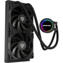 Genesis AIO &scaron;ķidrumu dzesētājs, NLG-2318, 240 mm, 80 cfm, 2 ventilatori, PWM atbalsts, 2400 RPM sūknis