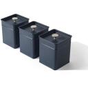 Salter Uzglabā&scaron;anas komplekts BW126131EU7, 14,2l, zila, oglekļa tērauds, 4 daļu komplekts, viegli tīrāms