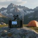 Hawk Pārnēsājams kloķa radio HWRDI420GN, FM/AM, 4W, USB-C uzlāde, lukturis, SOS funkcija
