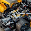 Lego LEGO Technic McLaren P1 42172, 3893 gab., 250mm, 140mm, 590mm, V8 dzinējs, 7 ātrumu pārnesumkārba, atveramas durvis