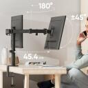 Onkron monitori tarvik D221E-B, maksimaalne kandev&otilde;ime 16 kg, minimaalne ekraani suurus 33 cm, maksimaalne ekraani suurus 81.3 cm
