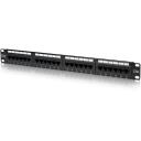 Digitus Patch paneel DN-91524U, 48.2 x 4.4 x 10.9 cm, 24 x RJ45, 7.7 kg, 30N max, must