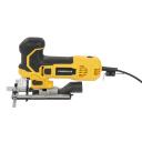 Saag 750W - 10 tarvikut, POWERPLUS, POWXBOX030, 6 mm teras, 100 mm puidus ja plastikus, reguleeritav kiirus.