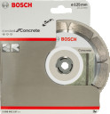 Dim. grie&scaron;anas ripa BPE 125x22.23 mm, Mazām leņķa slīpma&scaron;īnām DIMANTA GRIEZĒJDISKS STANDARD FOR CONCRETE, 2608602197 BOSCH