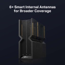 TP-Link Archer BE550 belaidis mar&scaron;rutizatorius Tri-Band Wi-Fi 7 iki 9214 Mbps MLO 4&times; 2.5 GbE WAN/LAN USB 3.0 EasyMesh 6&times; vidinės antenos Juoda