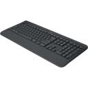 Logitech Juhtmevaba klaviatuur K650 920-010945, 19.35cm, 45.7cm, 2.4cm, AA, Bluetooth, membraan, 10m, multimeedia klahvid
