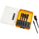 Dewalt puurekomplekt DT90238-QZ 152mm 6 tk, 6 puuri, 13/16/20/22/25/32 mm, ises&ouml;&ouml;t, kolmnurkne, puidu puurimiseks