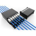 Digitus konsolidācijas punkta kaste DN-93708-6, 6 porti, melna, tērauds, IP20, galda, griestu, sienas, grīdas montāža