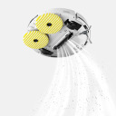 Robotinis dulkių siurblys su drėgnu ir sausu valymu su savaime i&scaron;sivalančia stotele LiDAR WiFi smart RVM 4 Comfort Extra KARCHER