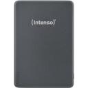 Intenso Power Bank 7344024 5000 mAh, 15 W belaidis įkrovimas, 20 W USB-C PD, plonas, pilkas