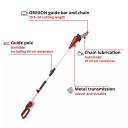 Koka zaru griezējs ar stieni, EINHELL, 3410581, 20 cm OREGON zāģa asmens, 30&deg; motoru galva, automātiska ķēdes eļļo&scaron;ana