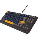 Genesis THOR 230 mehāniskā spēļu klaviatūra NKG-2163, USB, Outemu Panda, RGB, 25 apgaismojuma režīmi, TKL