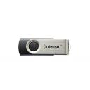 Intenso USB m&auml;lupulk 3503490 64 GB, lugemise kiirus 28 MB/s, kirjutamise kiirus 6,5 MB/s, metallist ja plastmassist korpus