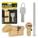 Keltin Užrakto cilindras su rankenėle 35/35k K02645, 30/30G mm, 3 raktai, aliuminis, ZnAl lydinys, 25000 ciklų