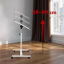 Maclean mobiilne laud/kannettava arvuti alus, MC-121 W, 59-89cm, 30kg, k&otilde;rguse reguleerimine, kallutamise reguleerimine