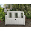 Uzglabāšanas sols KETER Patio Storage Bench 29202690508 227L balts